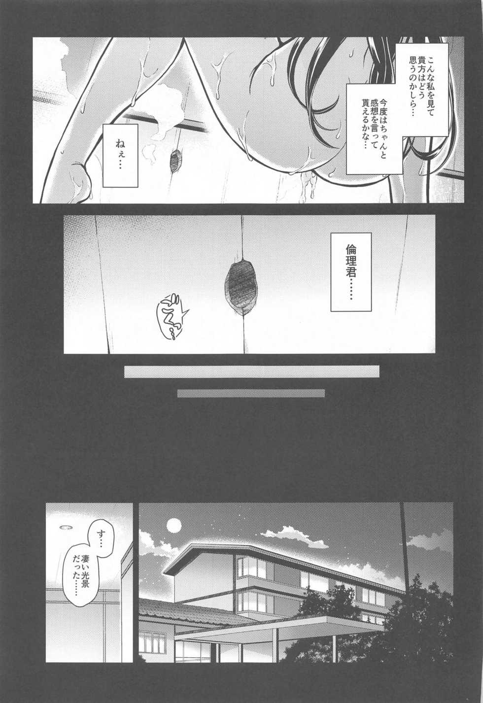 (COMIC1☆17) [Yumeya Honpo (Mukeikaku)] Daraku no Yukue (Saenai Heroine no Sodatekata) - Page 28