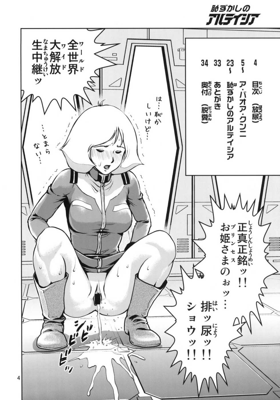 (C77) [Skirt Tsuki (keso)] Hazukashi no Artesia (Mobile Suit Gundam) - Page 3
