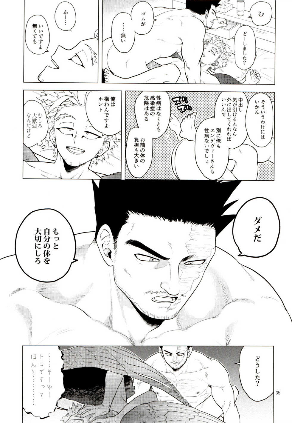 [Tousoku Chokusen Undou (Pain)] Enholog #01 (Boku No Hero Academia) - Page 34