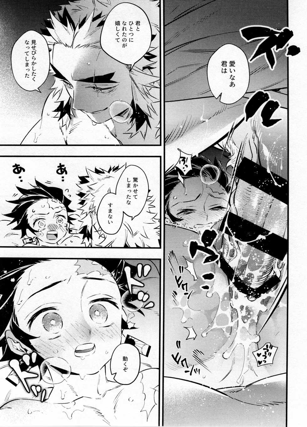 (Nichirin Kitan 6) [Anohi (C)] Rengoku-san Ore no Mendou Mite Kudasai! (Kimetsu no Yaiba) - Page 24