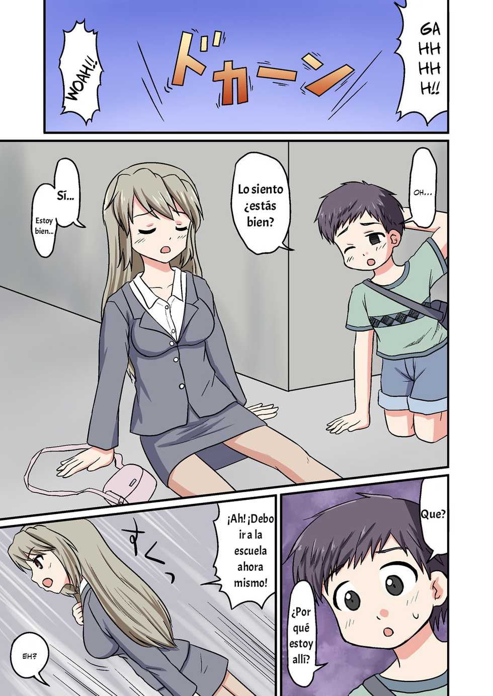 [Medium bodied (Amano Kouri)] Boku ga Sensei!? [Spanish] - Page 3