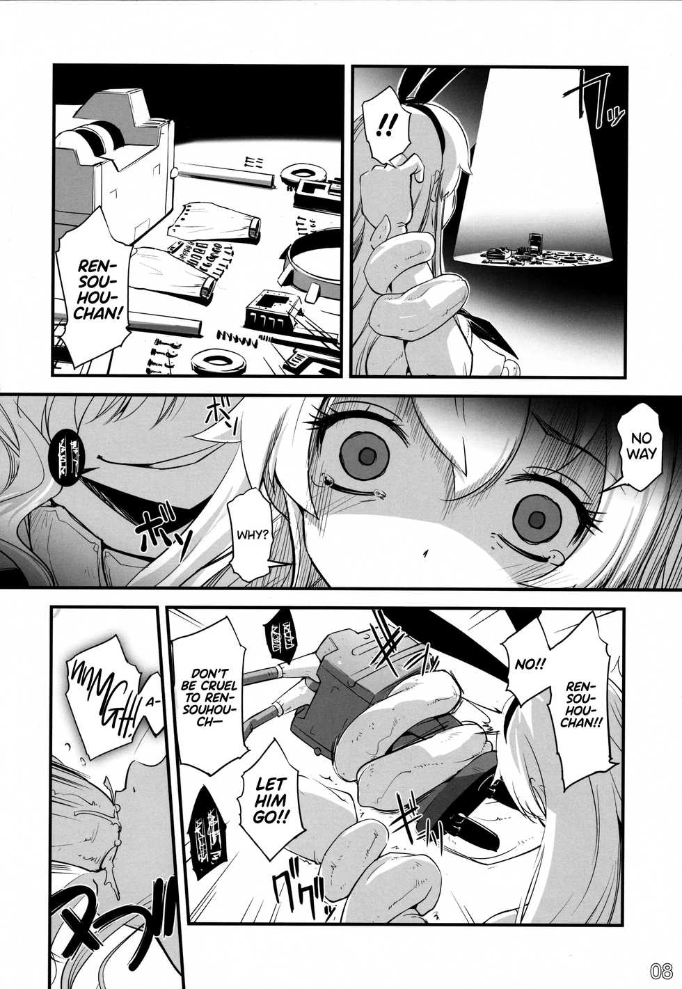 (C84) [G-Power! (SASAYUKi)] Shimakaze ga Rokaku Saremashita! | Shimakaze Has Been Captured! (Kantai Collection -KanColle-) [English] [RKT] - Page 7