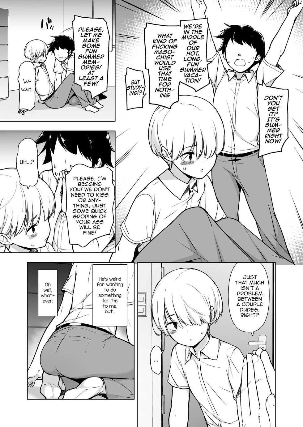 [Yuruyakatou] Onnappoi Boku to Kyou kara Ryou de Futarikiri [English] [mysterymeat3] - Page 8