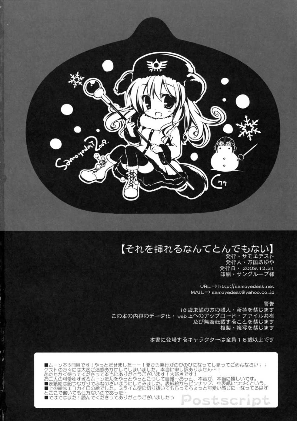 (C77) [Samoyedest (Bankoku Ayuya)] Sore wo Irerunante Tondemonai (Dragon Quest II: Akuryo no Kamigami) - Page 21