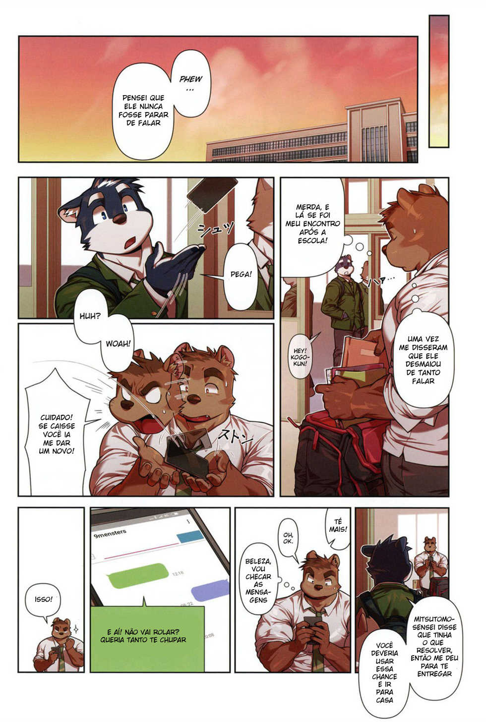 (Kemoket 8) [Mitsuwa Building (wasp)] Two Way | Duas Formas (Yuujuufudan Bangaigou featuring wasp) [Portuguese-BR] - Page 10