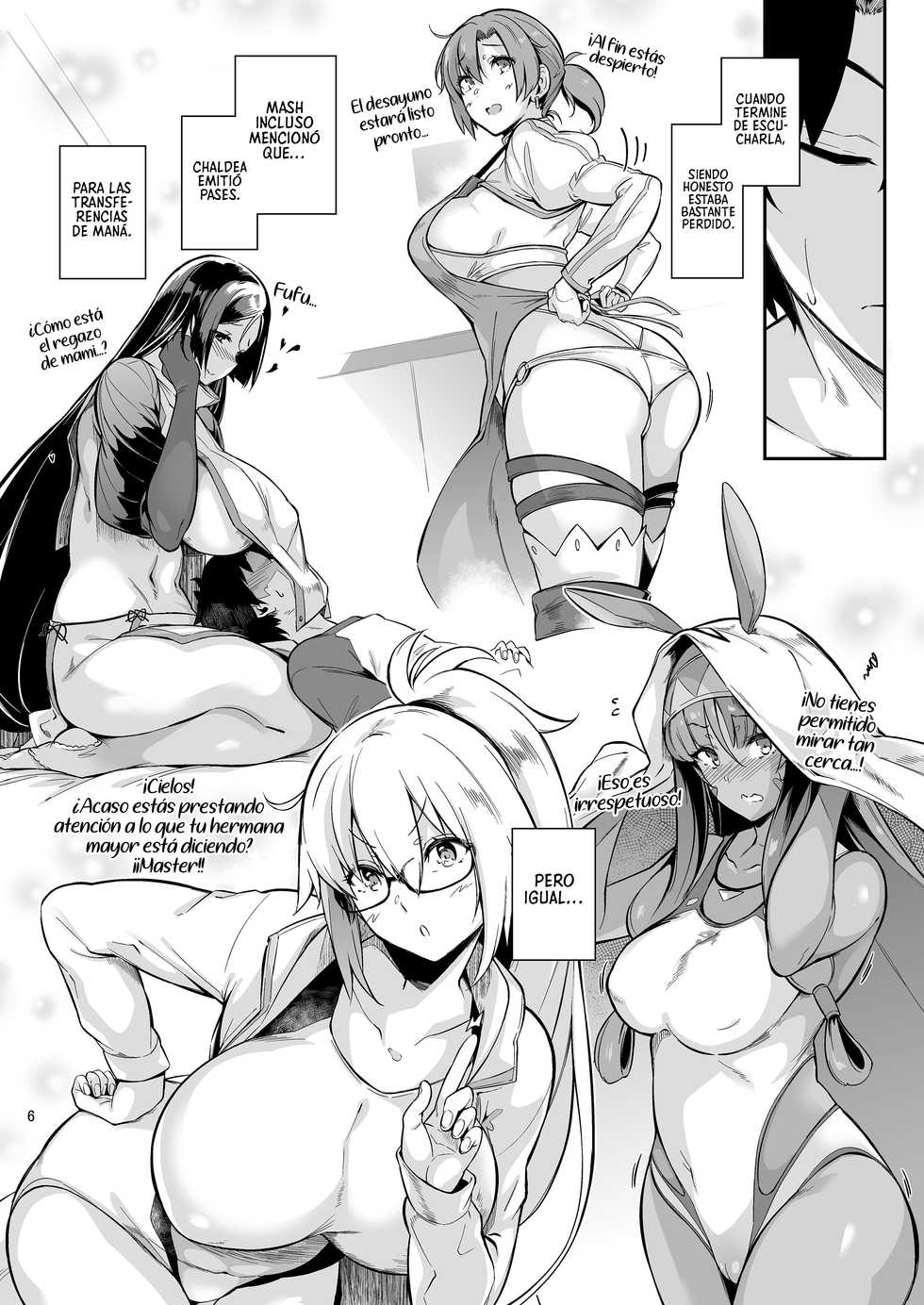 [Nekokaburi (Kuronomiki)] Lust Order ~Beast-kei Marshmallow Kouhai~ (Fate/Grand Order) [Spanish] [NekoCreme] [Digital] - Page 5