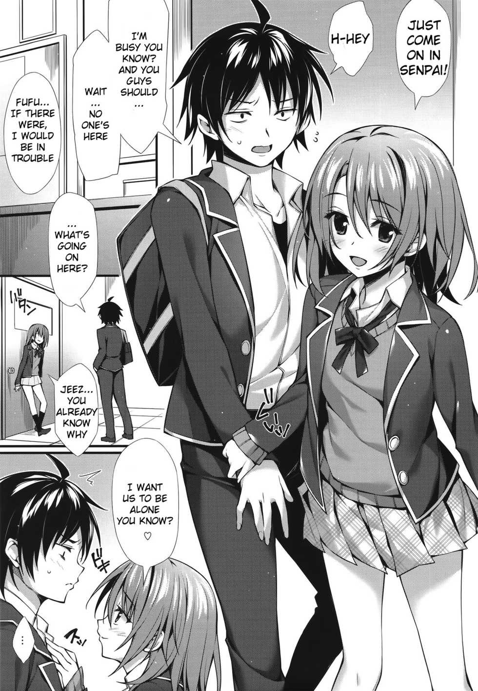 (SC2016 Summer) [P:P (Oryou)] Atashi no Daisuki na Senpai | My Lovely Senpai (Yahari Ore no Seishun Love Come wa Machigatteiru.) [English] [SeekingEyes] [Decensored] - Page 4