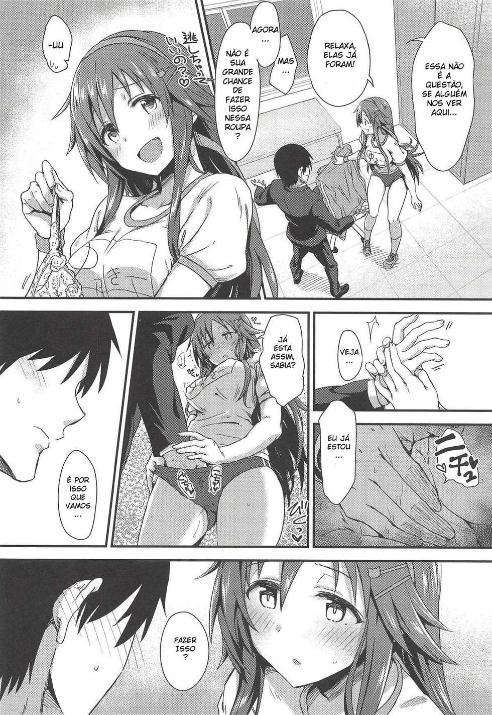 (COMIC1☆14) [Hoshiyukicha (Yukihoshi Kokoro)] Ecchi na Himekawa Yuki no Zenryoku Chance Time (THE IDOLM@STER CINDERELLA GIRLS) [Portuguese-BR] [DiegoVPR] - Page 5