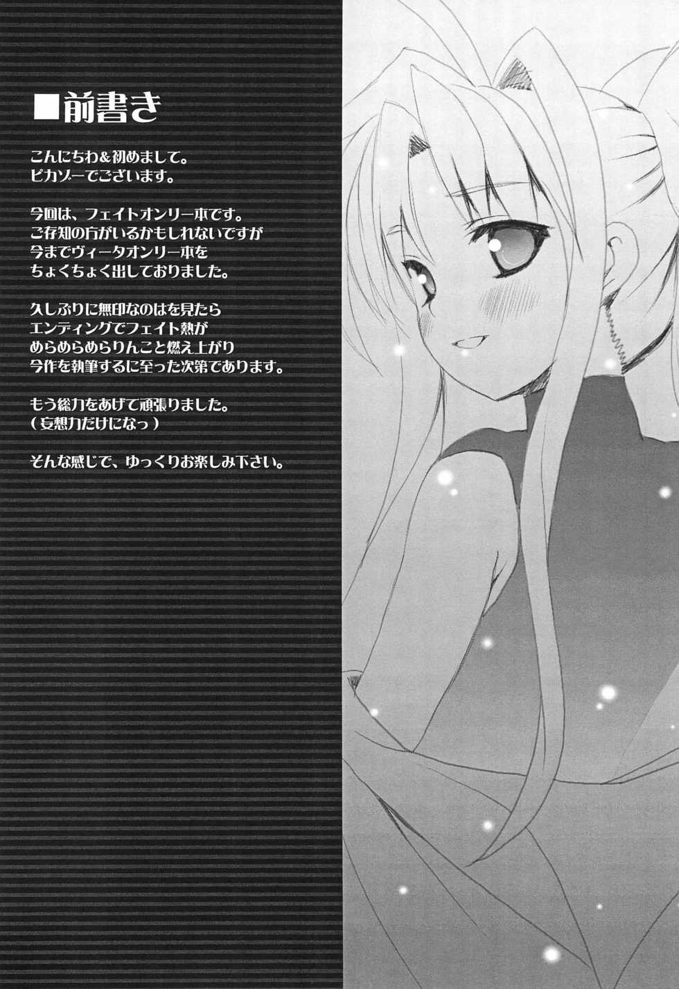 (Mimiket 19) [P-POINT (Pikazo)] FATE STRIKE (Mahou Shoujo Lyrical Nanoha) - Page 4