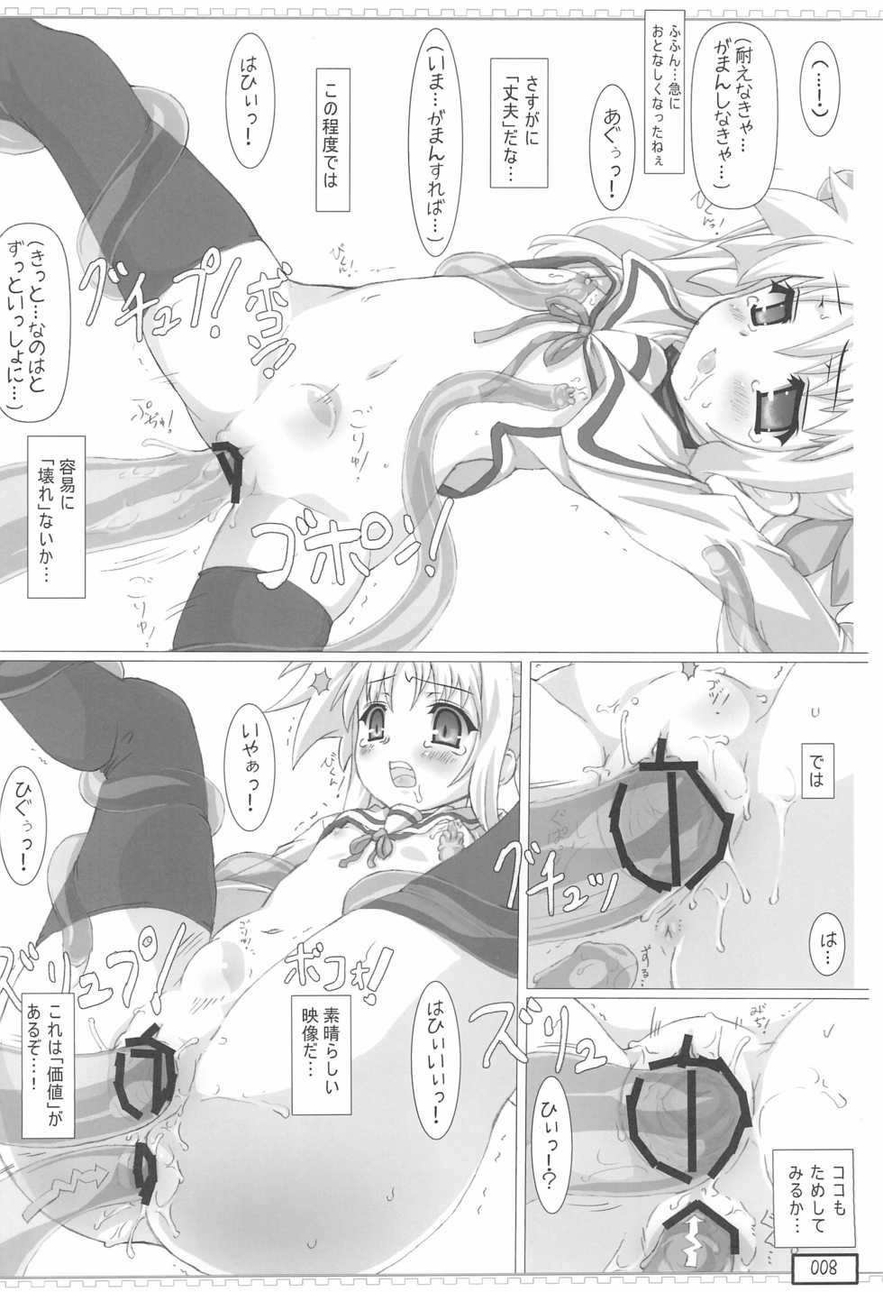 (Lyrical Magical 9) [Testa Kitchen (Testa)] FTTH Fate-chan ga Toumei Shokushu ni Taihen na koto o sarechau Hon (Mahou Shoujo Lyrical Nanoha) - Page 8