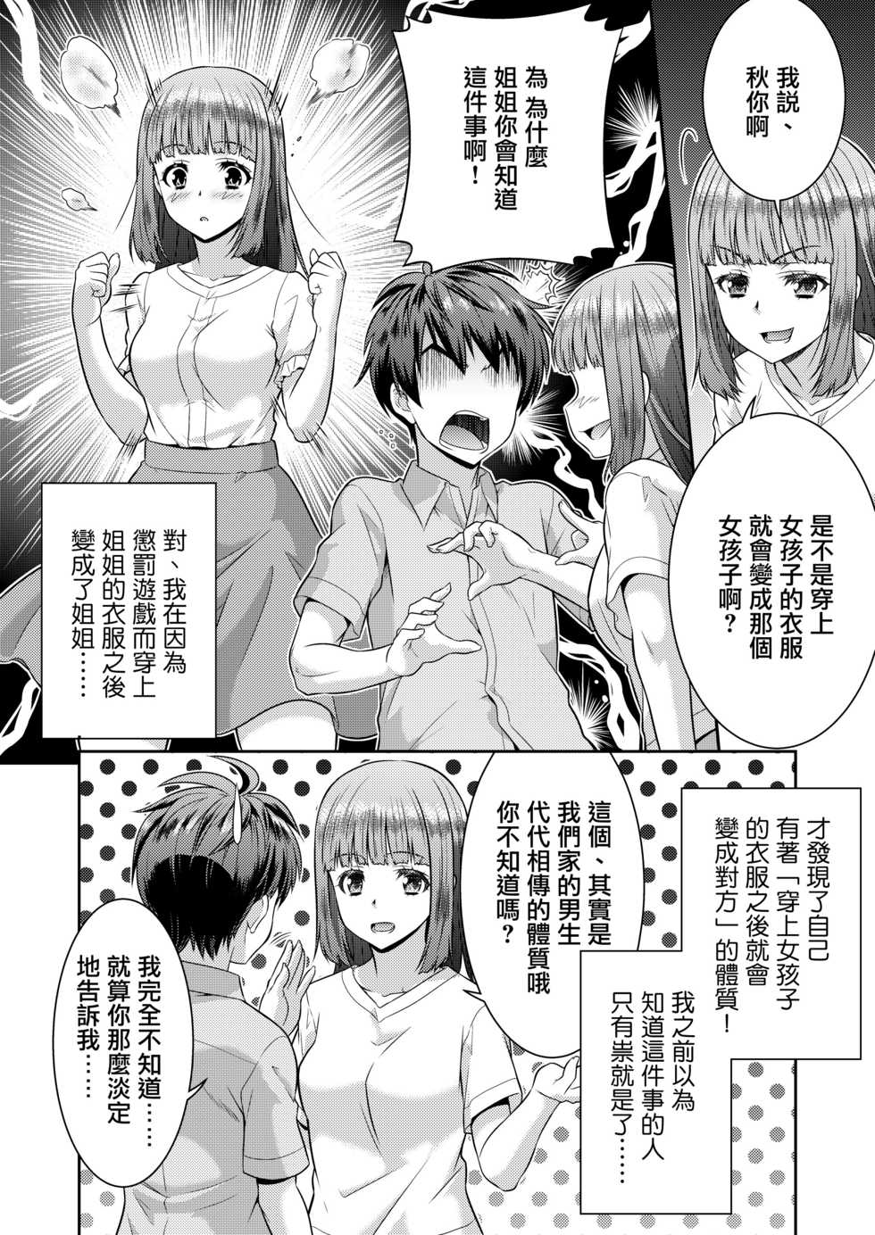 [TSF Mousou Chikusekijo (Kaneko Naoya)] Metamor Coordinate 2 ~Ane no Yuujin Hen Nyotaika Hen~ [Chinese] [瑞树汉化组] - Page 4