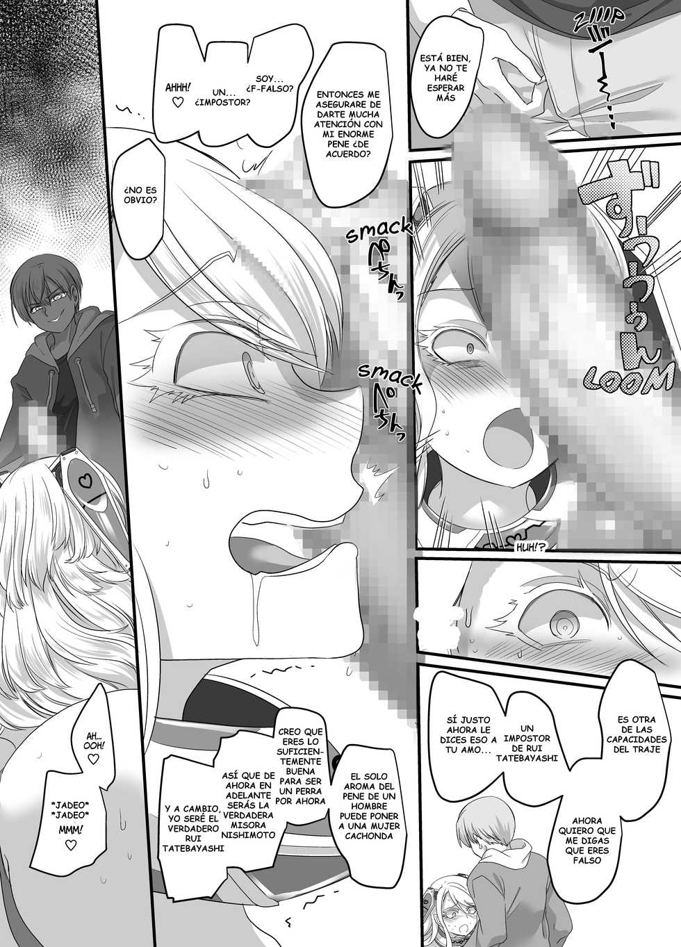 [Gozen Shichiji no Awase Kagami (Kouji, kagami0235)] Kanojo no Cosplay 2 ~Koukotsu no Mesuinu Choukyou!!~ | "Girlfriend" Cosplay 2: Euphoric Bitch Training [Spanish] - Page 22