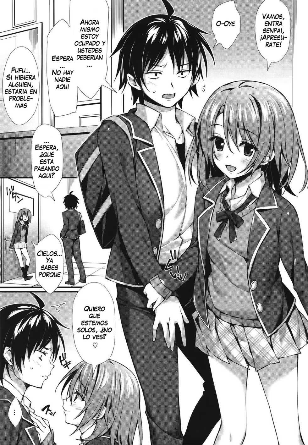 (SC2016 Summer) [P:P (Oryou)] Atashi no Daisuki na Senpai (Yahari Ore no Seishun Love Come wa Machigatteiru.) [Spanish] [otakurinos.group] [Decensored] - Page 3
