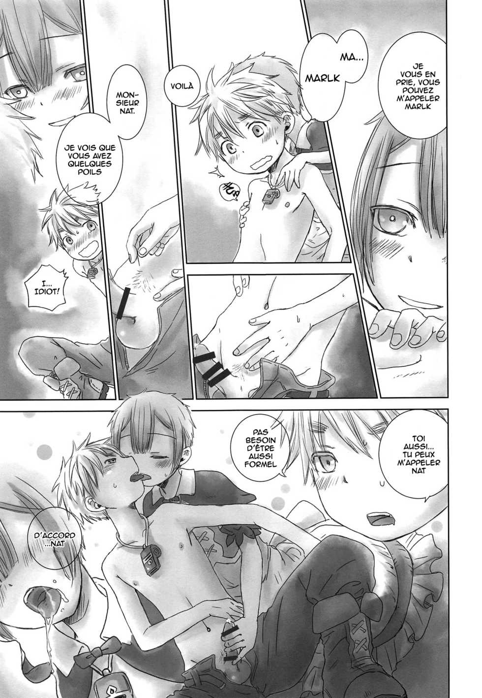 (Daitankutsusai 2018) [YANCHA CLUB (DOUSAI)] Seeker Camp de xxx (Made in Abyss) [French] {Hinin} - Page 19