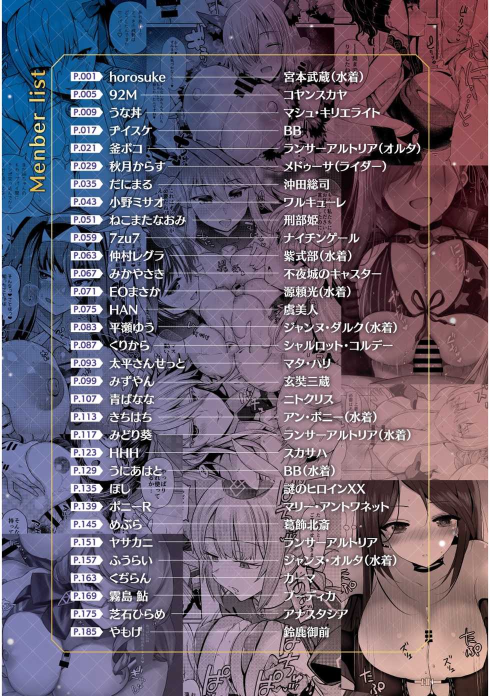[Kakuzatou (Various)] Nyuukyou Tokuiten Zuridea ~FGO Paizuri Goudou~ | Breast-Press Singularity ~FGO Paizuri Collection~ (Fate/Grand Order) [English] [Navajodo] [Digital] - Page 2