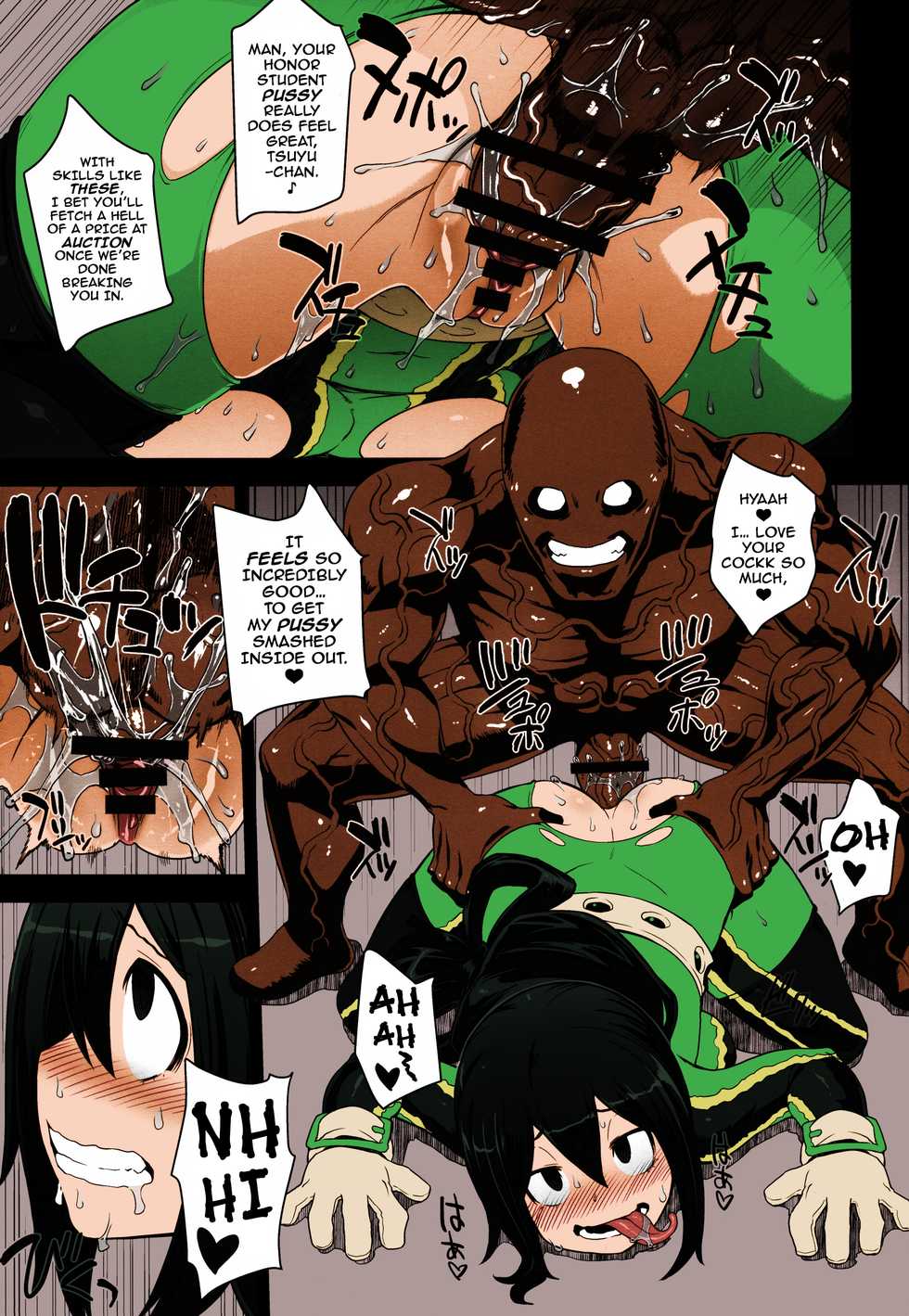 (C89) [Choujikuu Yousai Kachuusha (Denki Shougun)] Academi Girls (Boku no Hero Academia) [English] {Darknight} [Colorized] - Page 7
