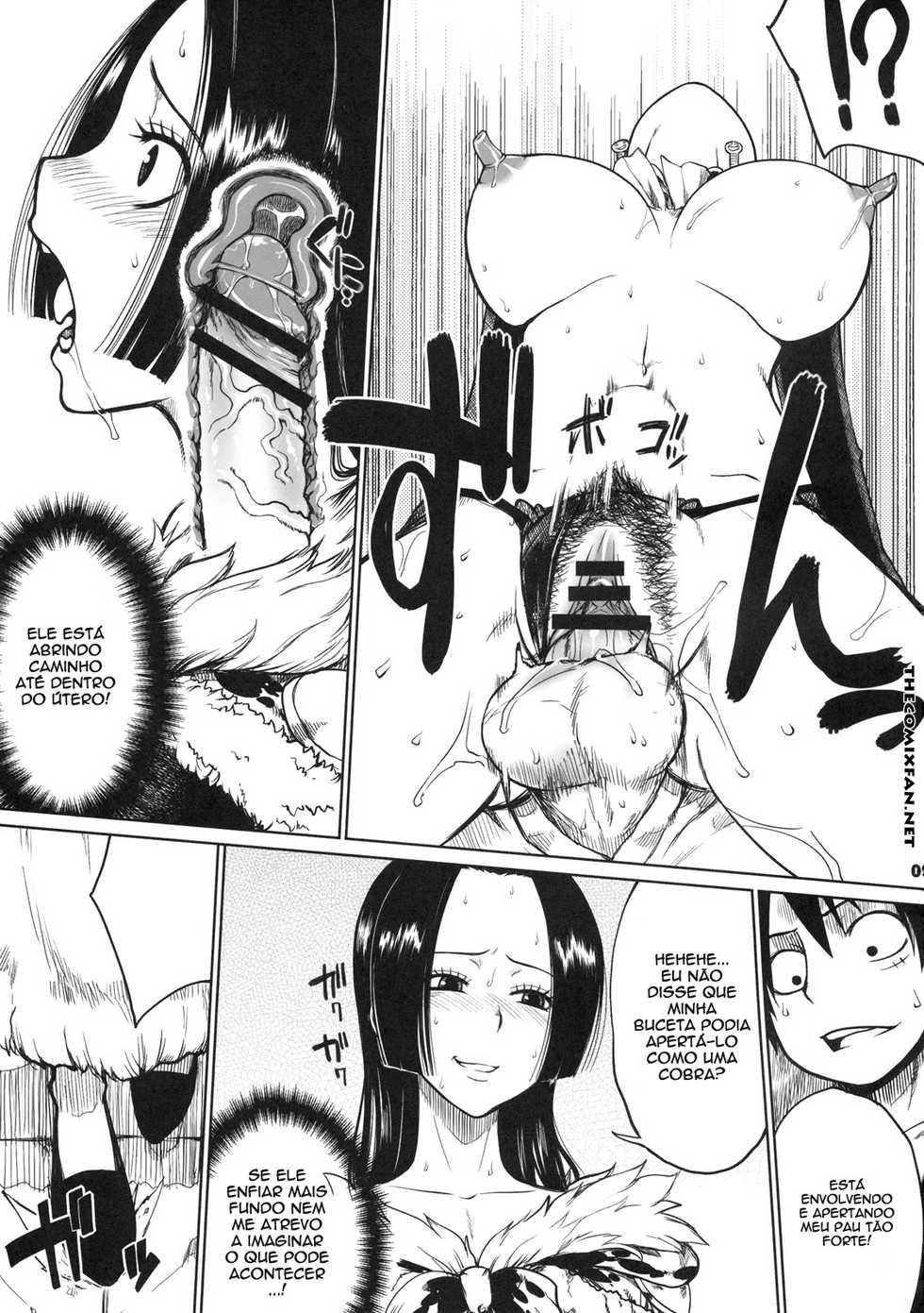 (C76) [Choujikuu Yousai Kachuusha (Denki Shougun)] MEROMERO GIRLS (ONE PIECE) [Portuguese-BR] [The Comix Fan] - Page 9