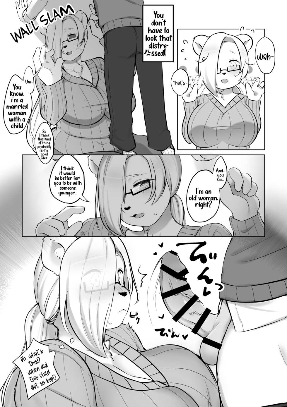 [Sakuragi Yomi (Sakuragi Yomi)] Otonari no Ookina Kuma-san [English] [Mr_Person] [Digital] - Page 8