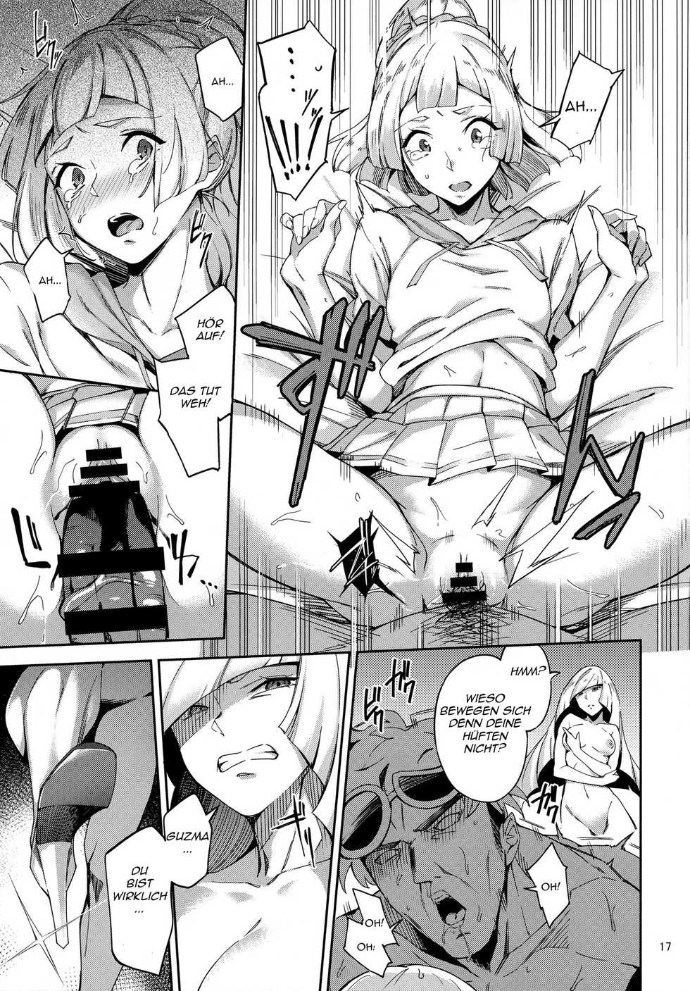 (C91) [Jukusei Kakuzatou (sugarBt)] Ultra Beast nante Nakatta (Pokémon Sun and Moon) [German] - Page 16