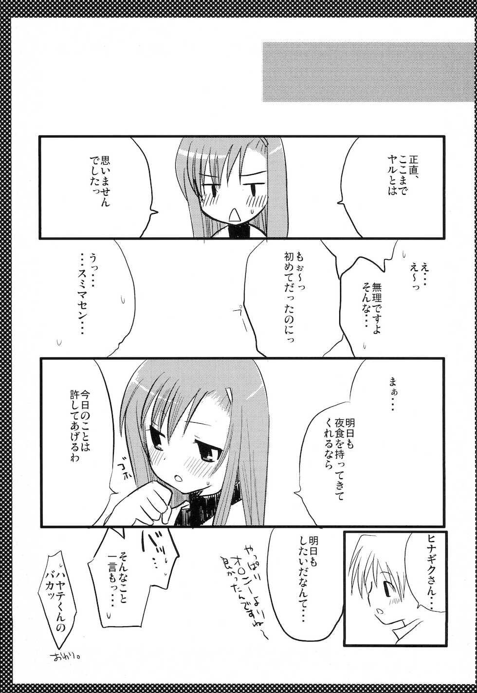 [Nagiyamasugi (Nagiyama)] Hinagiku no Himitsu (Hayate no Gotoku!) - Page 14