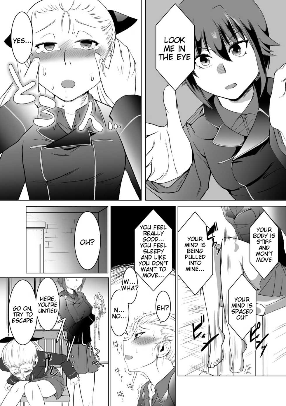 [Trapezohedron (Jimador)] Seijo Kanraku Kuroi Mori no Sakusei Jinmon (Girls und Panzer) [English] [Tigoris Translates] - Page 10
