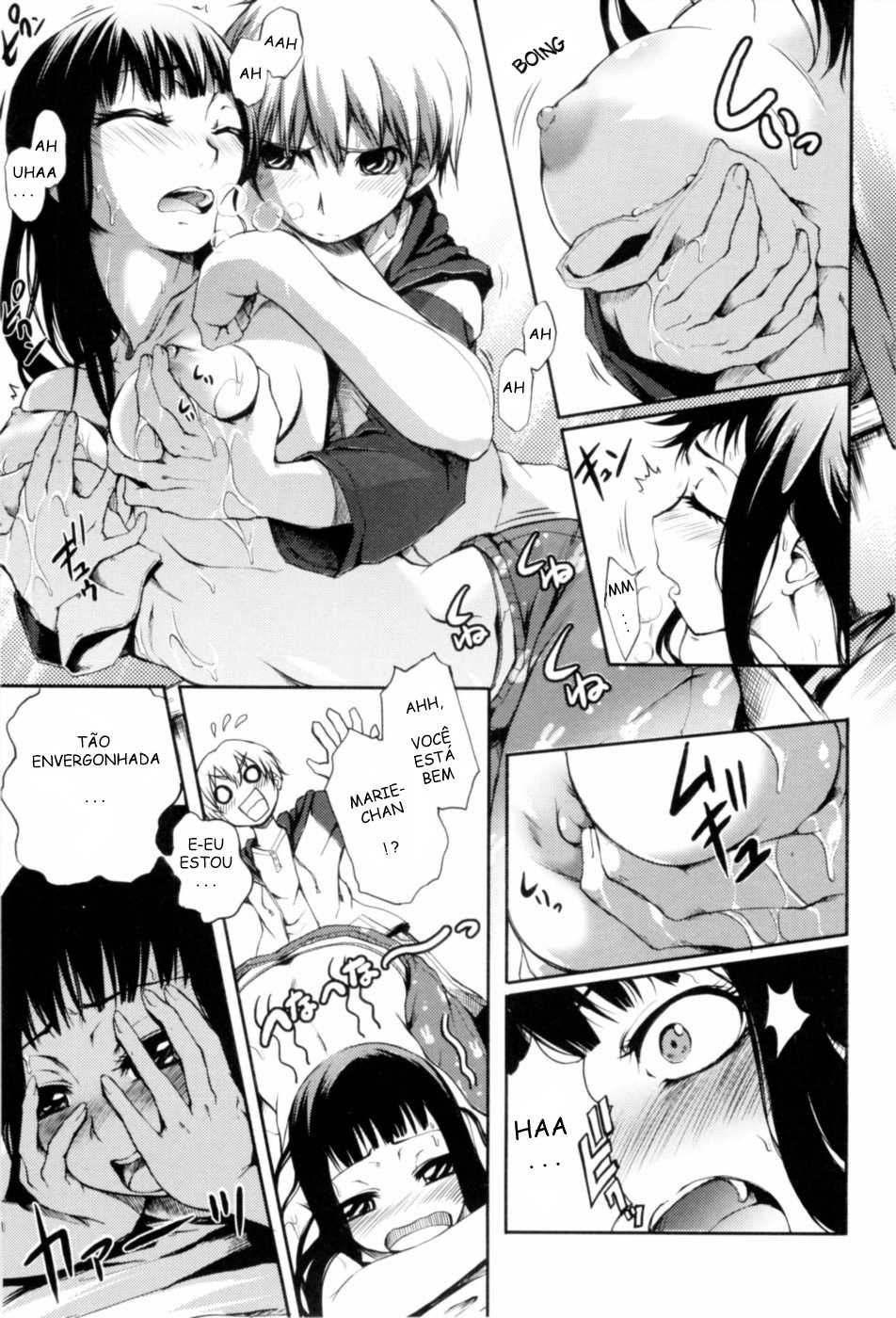 [Maybe] Doki! Otome no Binetsu Taikusen! | Doki Otome's Sickness (Mankai Otome) [Portuguese-BR] [Hentai Arimasu] - Page 7
