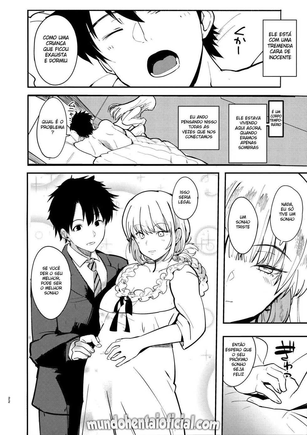 (C93) [AMAYADORI+ (Harenochiame)] Dreamin' Nightingale (Fate/Grand Order) [Portuguese-BR] [DiegoVPR] - Page 21