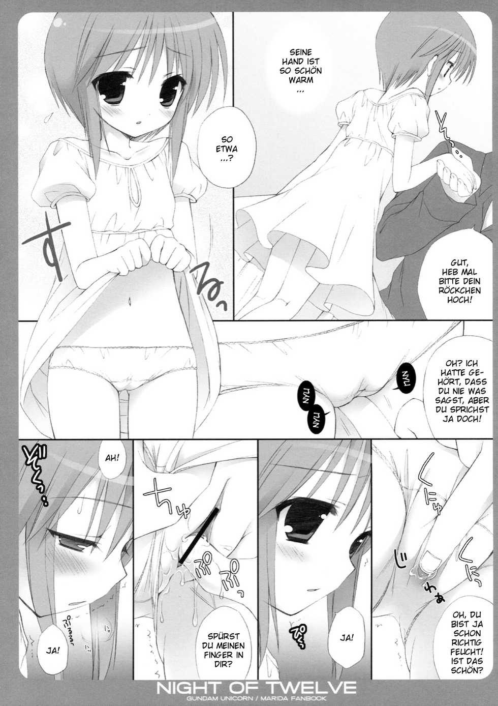 (C75) [Dragon Kitchen (Kanibasami, Sasorigatame)] NIGHT OF TWELVE (Mobile Suit Gundam Unicorn) [German] [Chiki Yuetsu] - Page 6