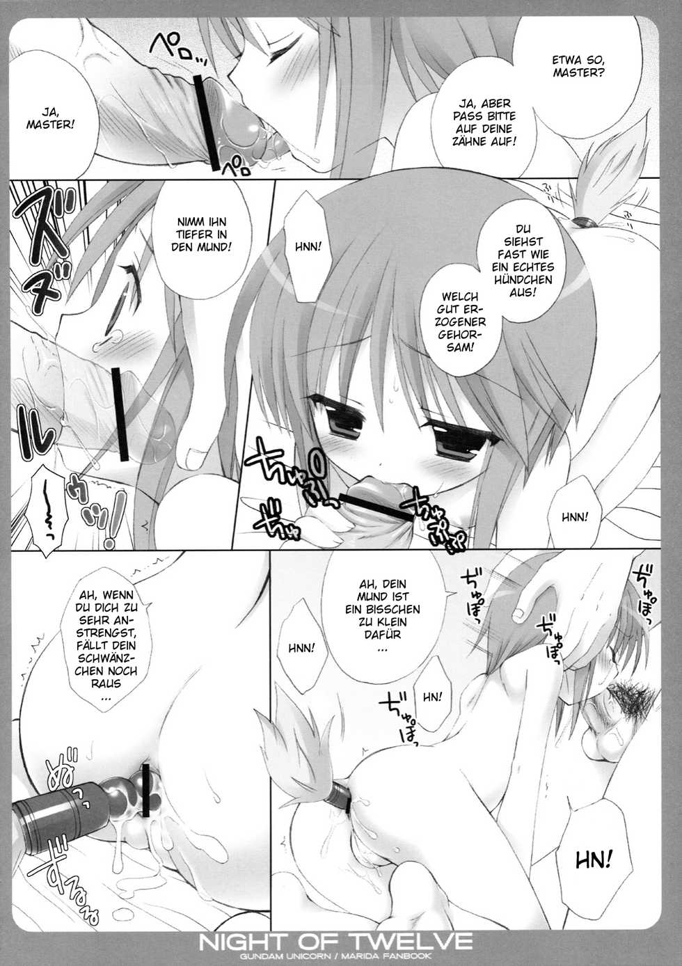(C75) [Dragon Kitchen (Kanibasami, Sasorigatame)] NIGHT OF TWELVE (Mobile Suit Gundam Unicorn) [German] [Chiki Yuetsu] - Page 13