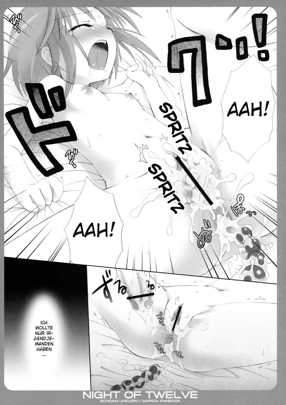 (C75) [Dragon Kitchen (Kanibasami, Sasorigatame)] NIGHT OF TWELVE (Mobile Suit Gundam Unicorn) [German] [Chiki Yuetsu] - Page 17