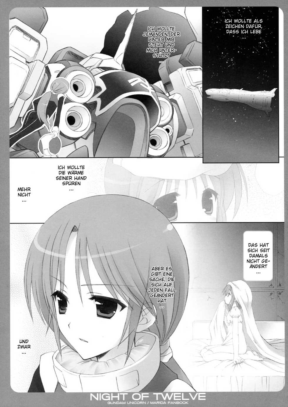 (C75) [Dragon Kitchen (Kanibasami, Sasorigatame)] NIGHT OF TWELVE (Mobile Suit Gundam Unicorn) [German] [Chiki Yuetsu] - Page 18