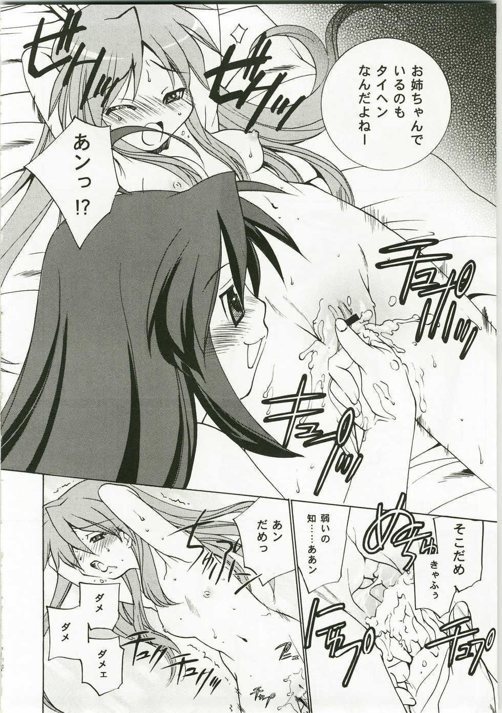 (C73) [Applesauce (Sada Ko-ji)] Sunao ni ne! Kagamin (Lucky Star) - Page 10