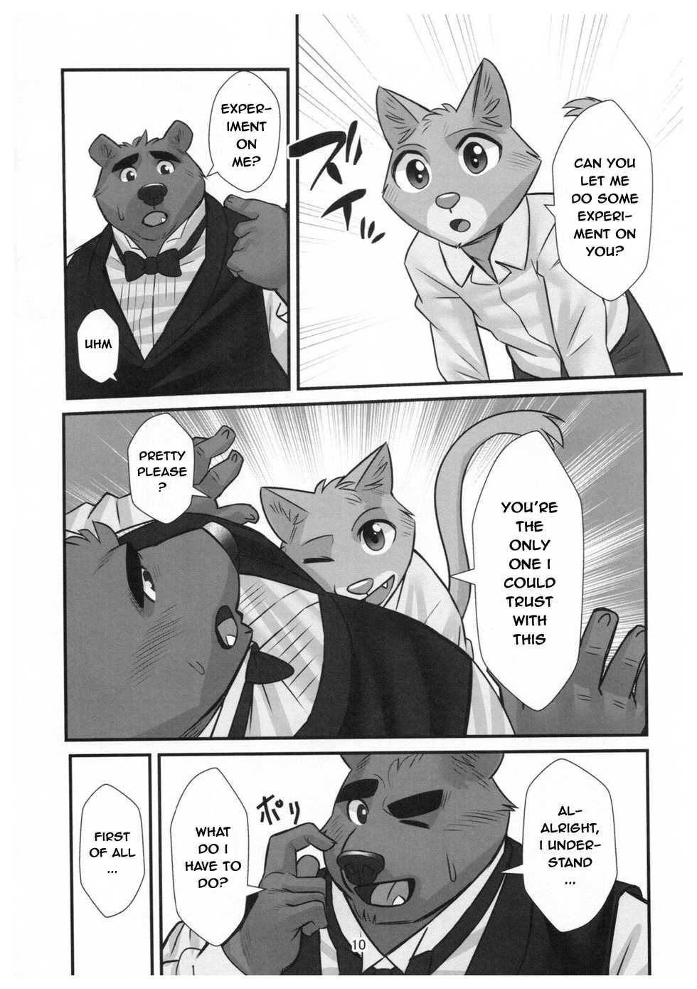 (Kansai! Kemoket 6) [Yuutopia (Oaks)] Kuma Shitsuji Alfred | Bear Butler Alfred [English] {Leo} - Page 9