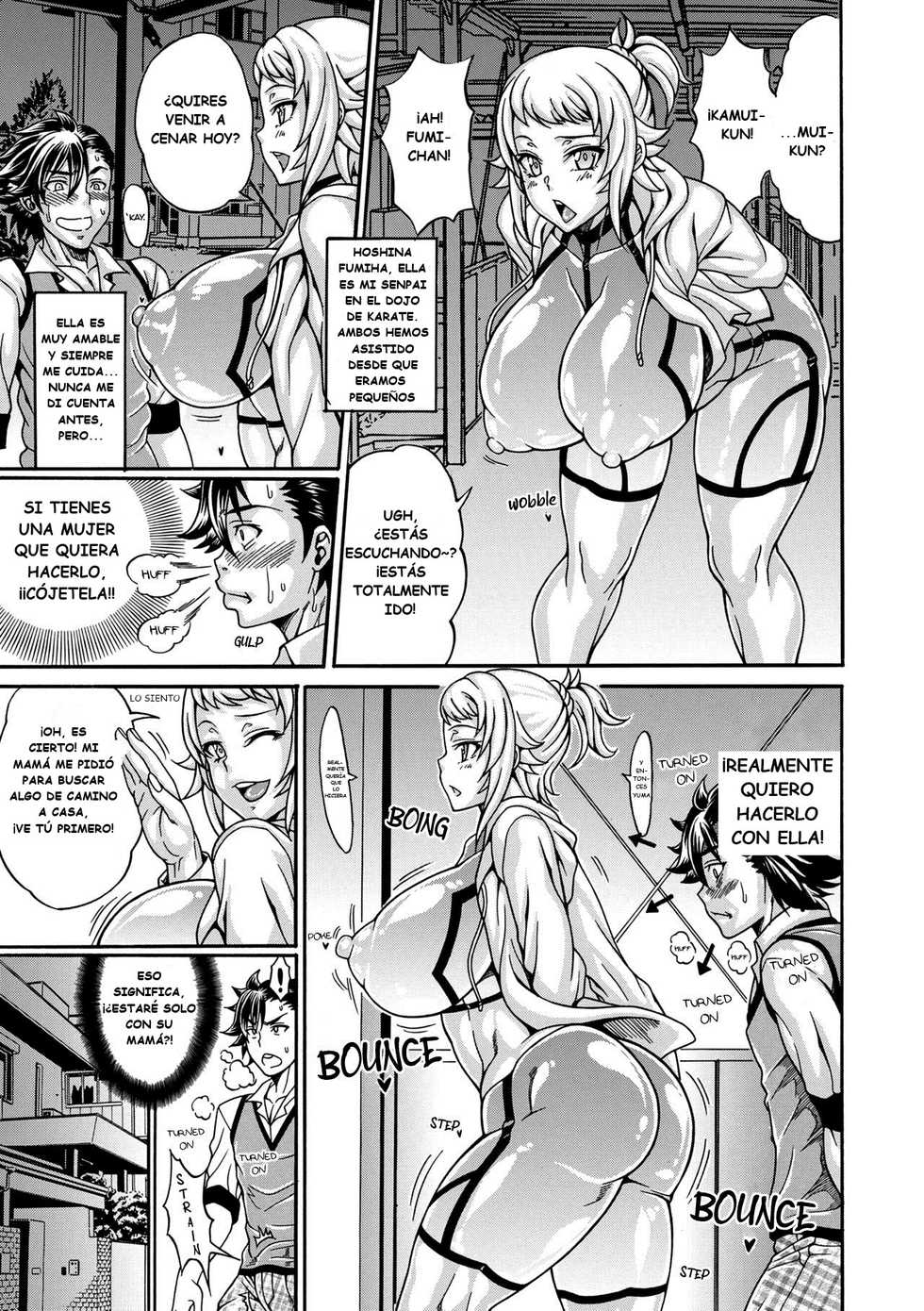 [Andou Hiroyuki] Dosukebe Chi♂po Dorei ~Hoshina Renko & Fumiha~ (COMIC KURiBERON DUMA 2021-01 Vol. 24) [Spanish] - Page 5