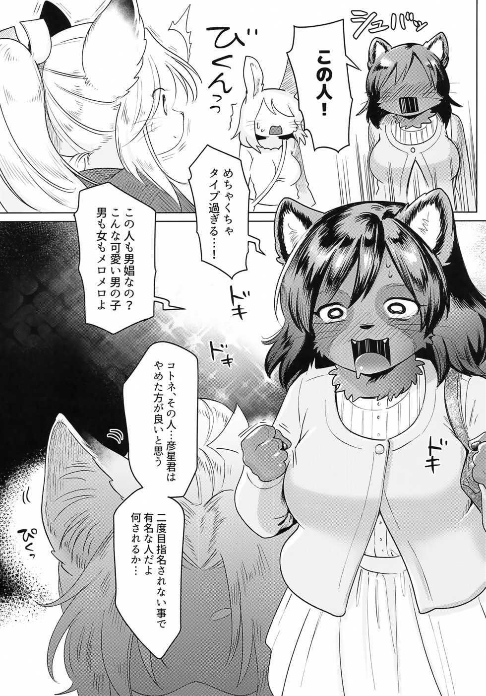 (Kemoket 10) [miyubi (Kiichi)] Hoshi no Shita de - Page 6