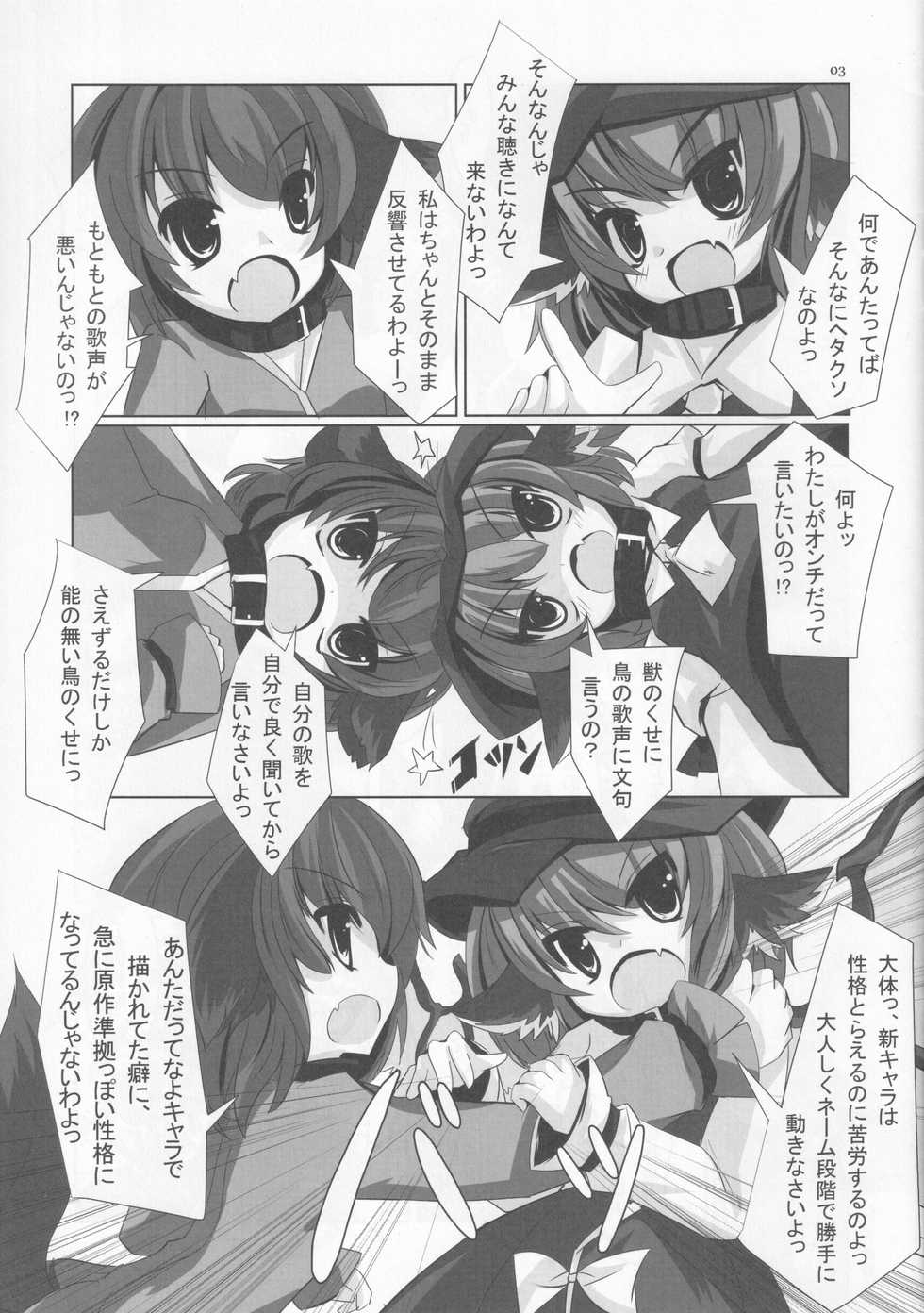 (C82) [Last Will-ist (Hekiryu)] Choujuugigaku Saidaioujou (Touhou Project) - Page 2