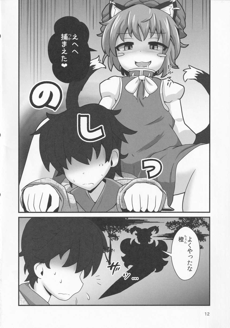 (Reitaisai 15) [Kokage no Shippo (Kokage)] Ura Gensoukyou Engi -Shikigami Hen- (Touhou Project) - Page 11
