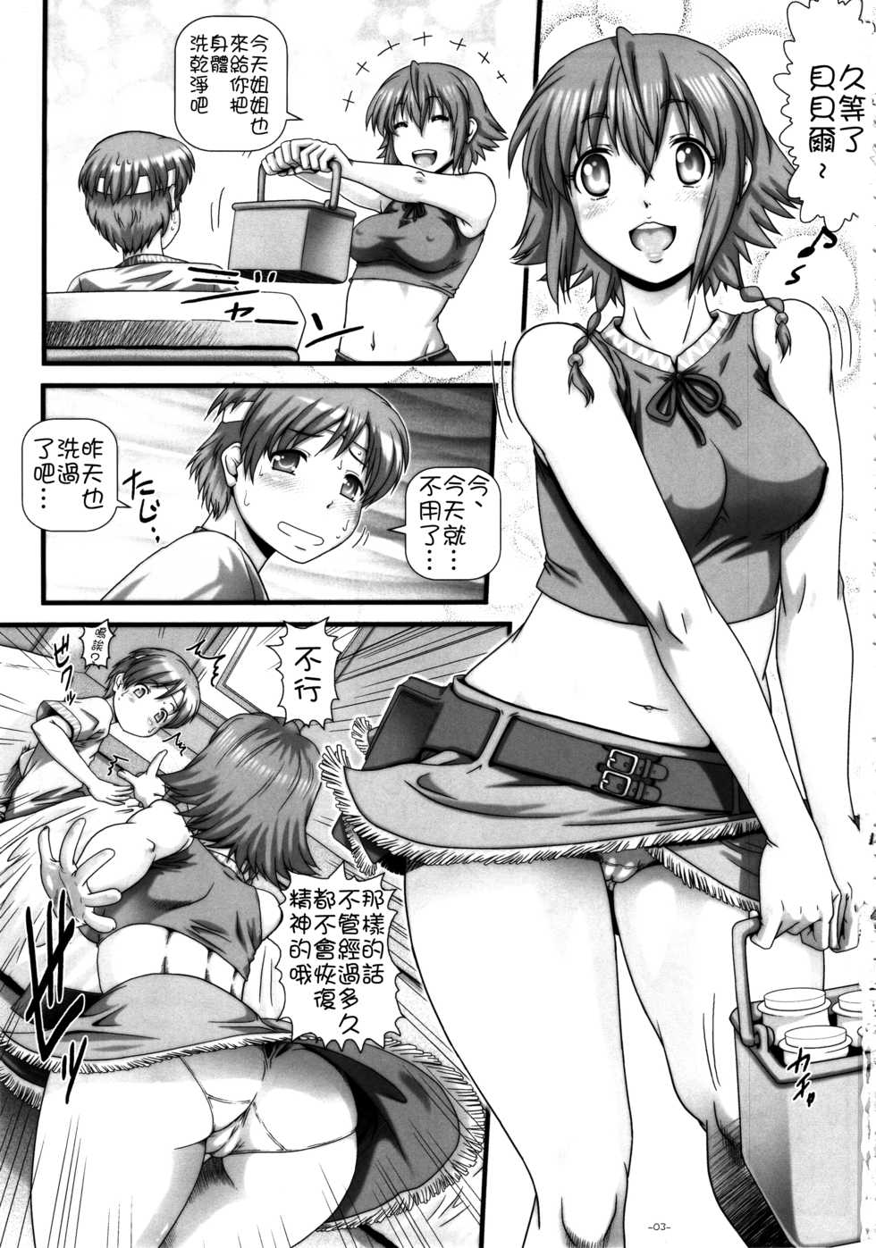 (C84) [Daihonei (TYPE.90)] EMPIRE HARD CORE 2013 SUMMER (Suisei no Gargantia) [Chinese] - Page 3
