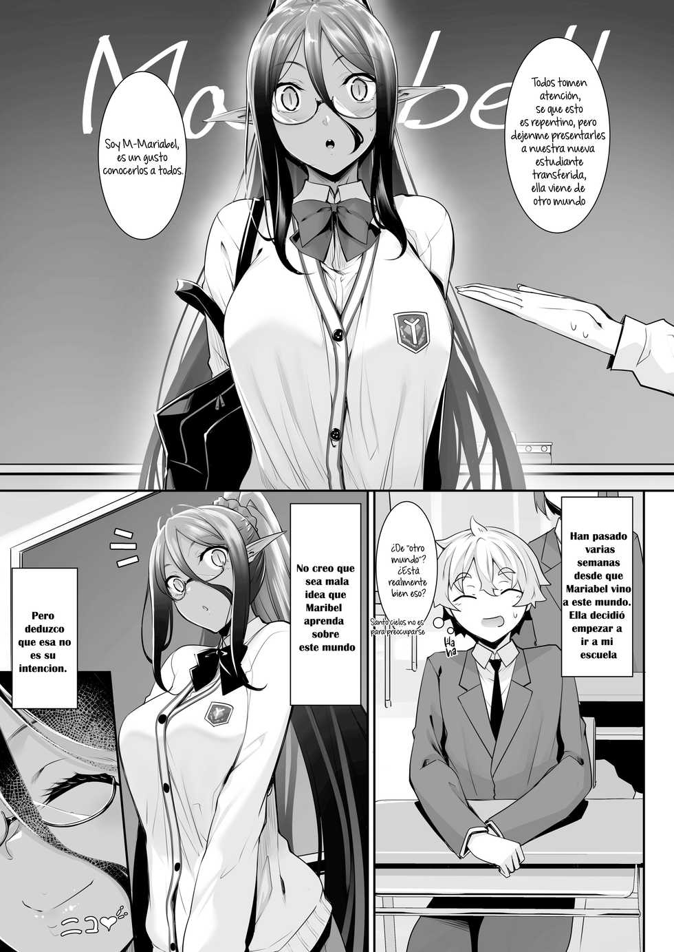 [In The Sky (Nakano Sora)] Chotto dake Ai ga Omoi Dark Elf ga Isekai kara Oikakete Kita 2 [Spanish] [nINA:P] [Digital] - Page 2