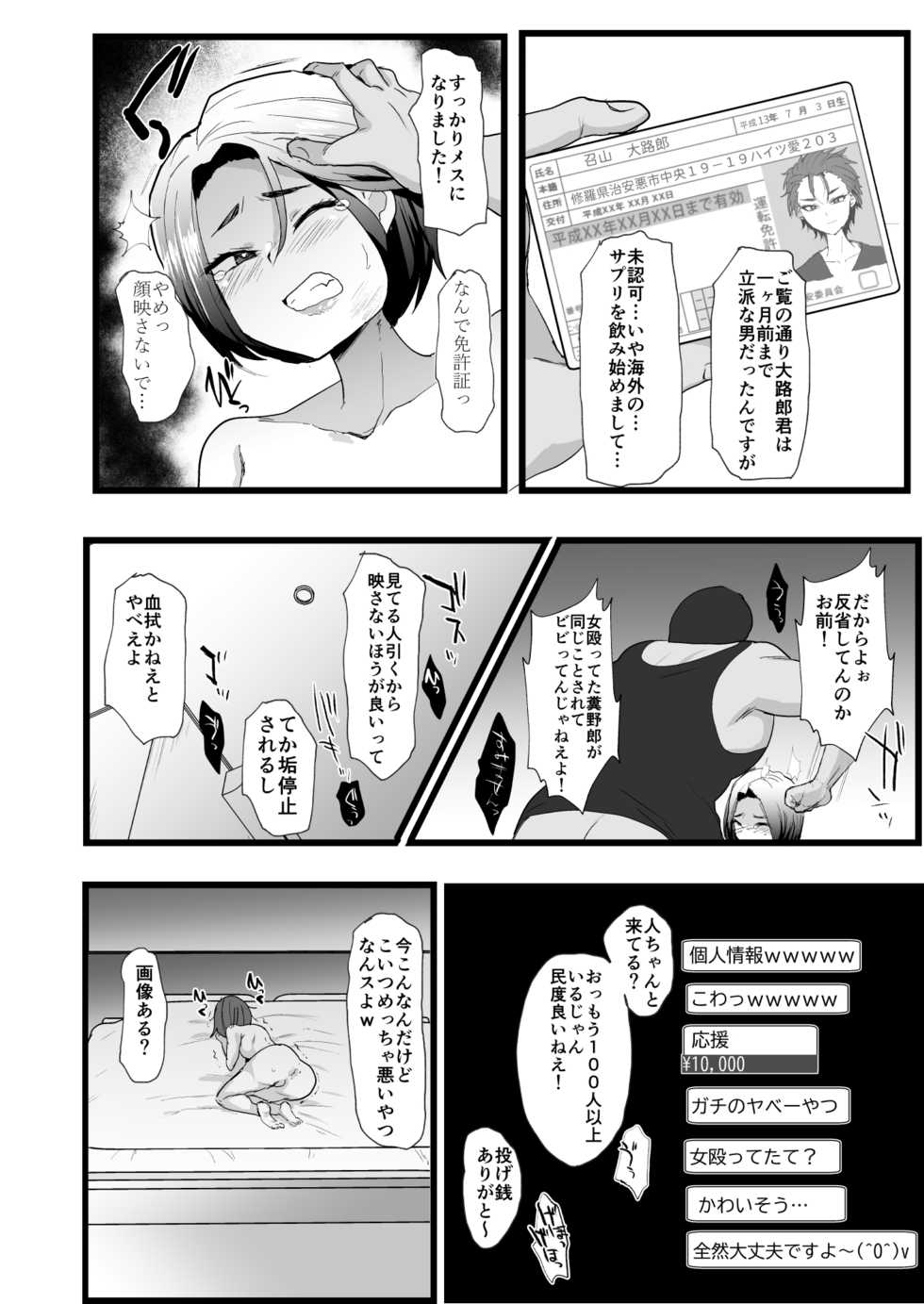 [Ani ga Saru (Takashi)] Kuzu Ikemen Kyousei Mesu Ochi Namahaishin - Page 3