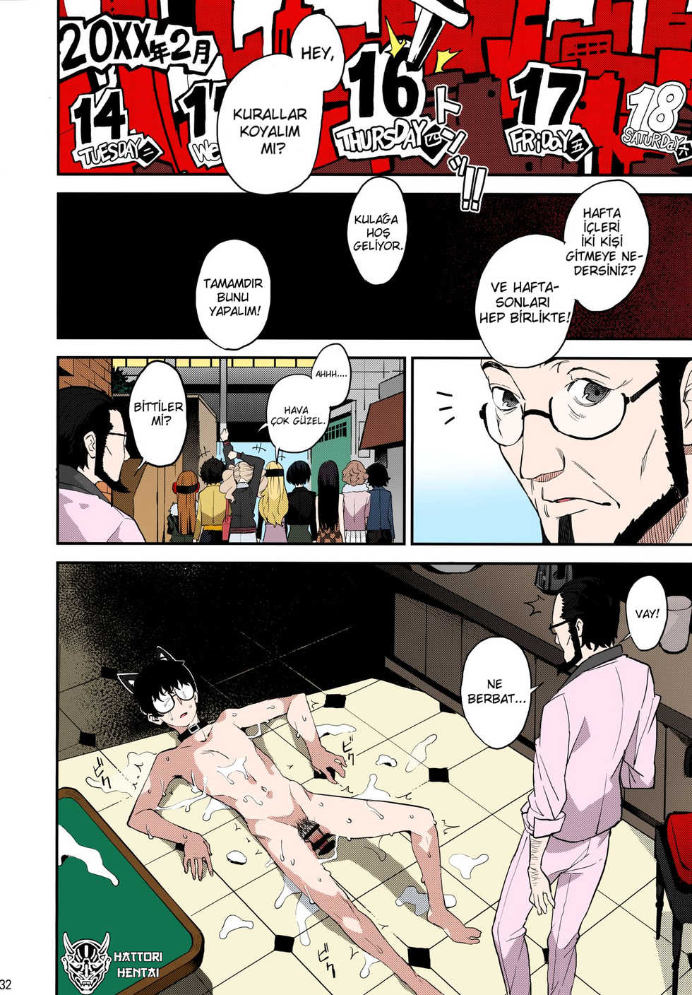 (C96) [Oppai Baibai (Azukiko)] Hattoubun no Persona (Persona 5) [Turkish] [Hattori Hentai] [Colorized] - Page 33