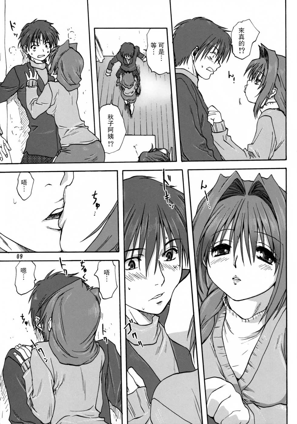 (C72) [Mitarashi Club (Mitarashi Kousei)] Akiko-san to Issho (Kanon) [Chinese] [2517kun个人重嵌] [Decensored] - Page 8