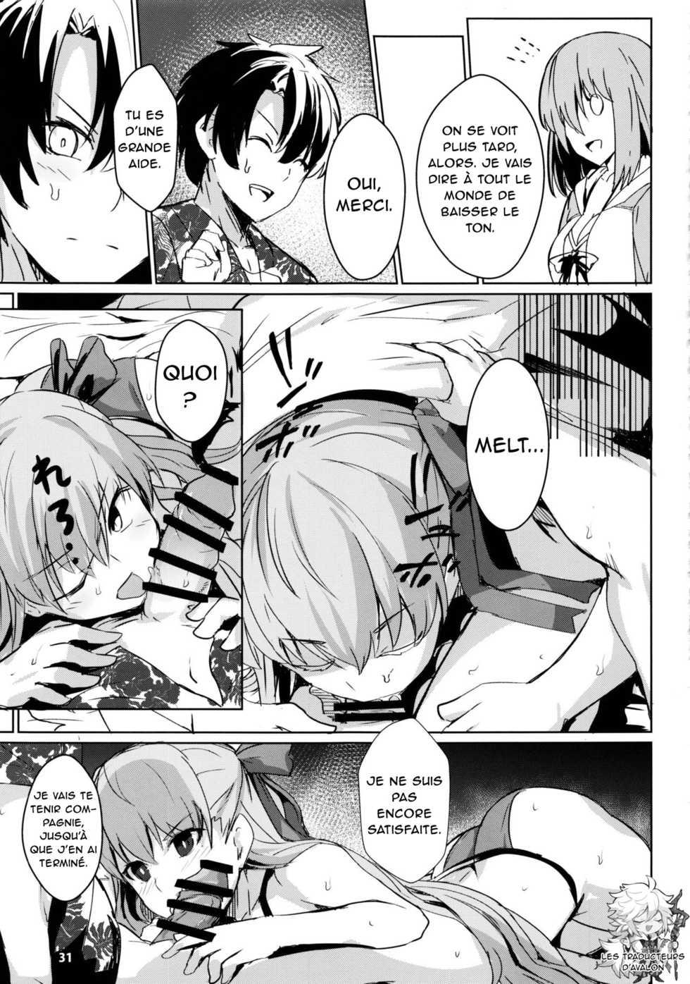 (C97) [Ohanabatake (Siseki Hirame)] Sabahon in case of Meltryllis (Fate/Grand Order) [French] [Northface] - Page 32