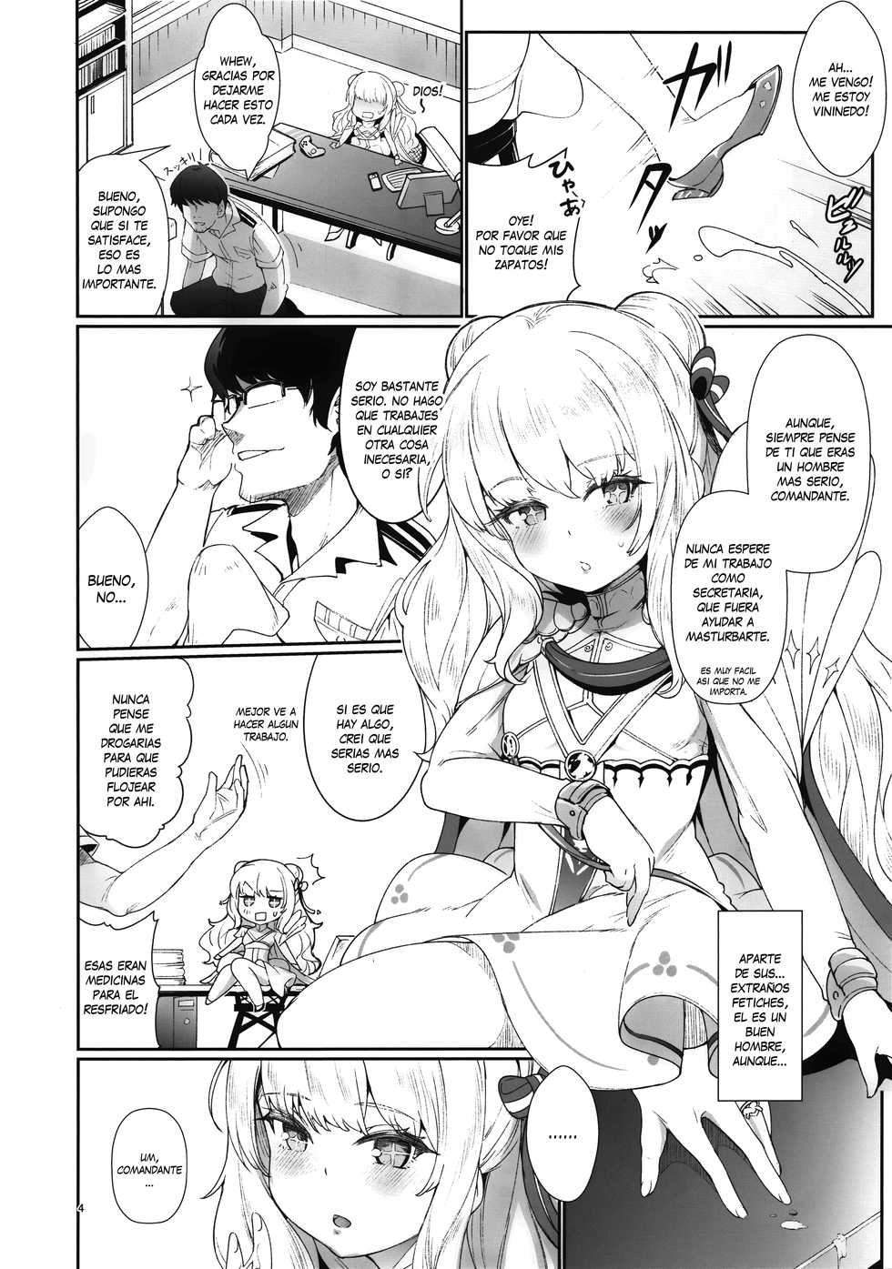 (C97) [Cherish (Nishimura Nike)] Hishokan no Oshigoto (Azur Lane) [Spanish] [otakurinos.group] - Page 3
