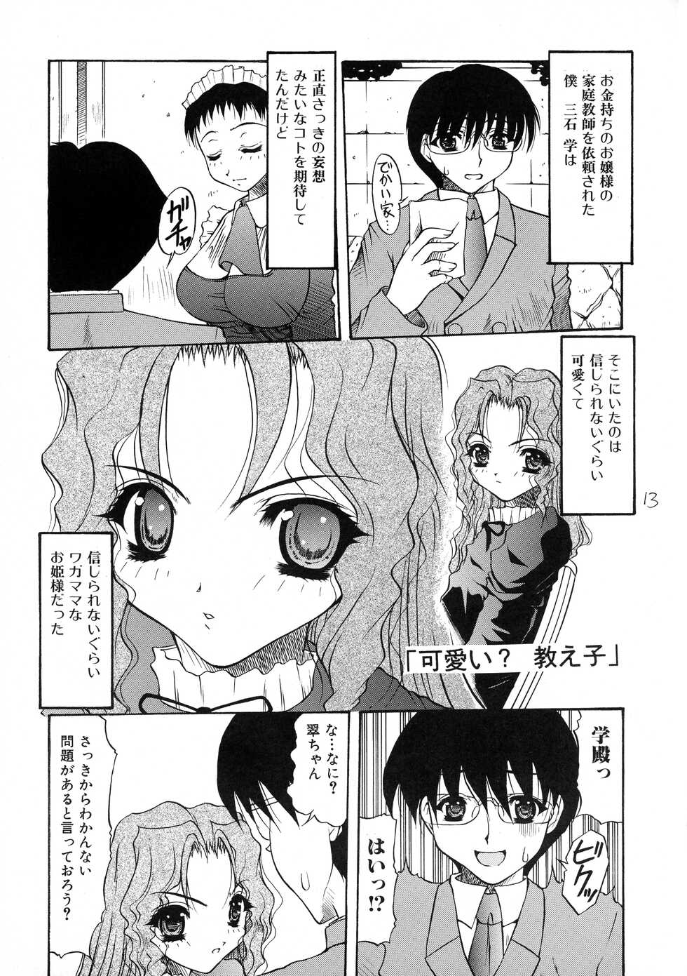 (C64) [Acid Noel (Mitsuki Rintarou)] ...for the NOISE MAKER (Shijou Saikyou no Deshi Ken'ichi) - Page 12