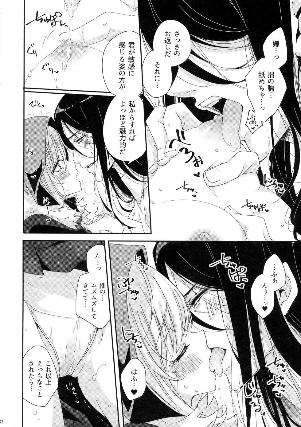 (Chou Super ROOT 4 to 5 2021 Natsu) [Gekikaraya (Chili Tomato)] Amai no Ageru (Lord El-Melloi Nisei no Jikenbo) - Page 22