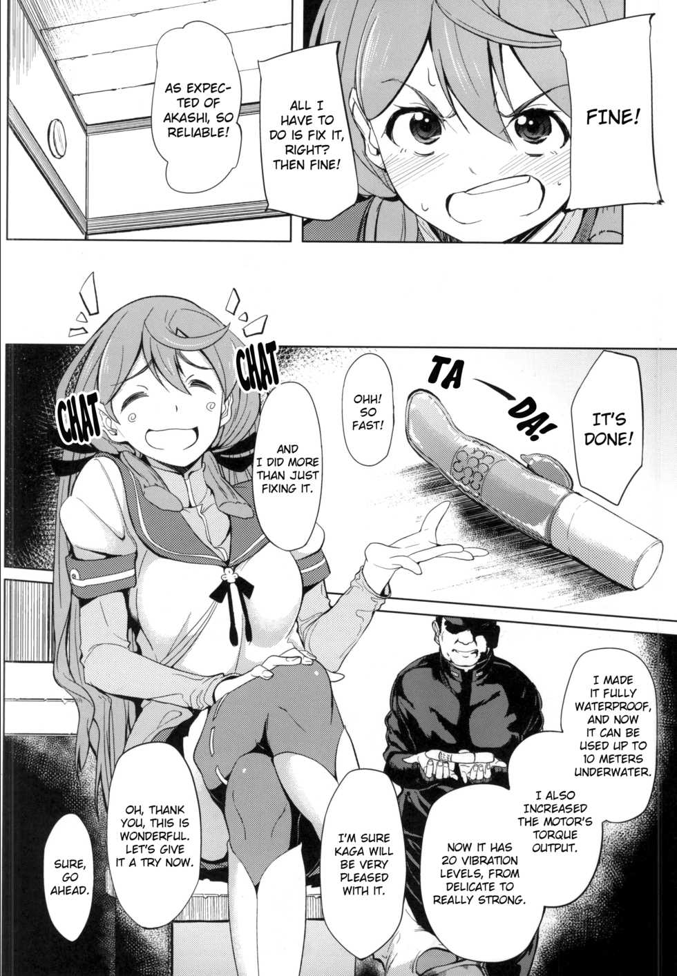 (CT25) [Seniman Kartun (Kosuke Haruhito)] Akashi Vibration (Kantai Collection -KanColle-) [English] {Exo Subs} - Page 4