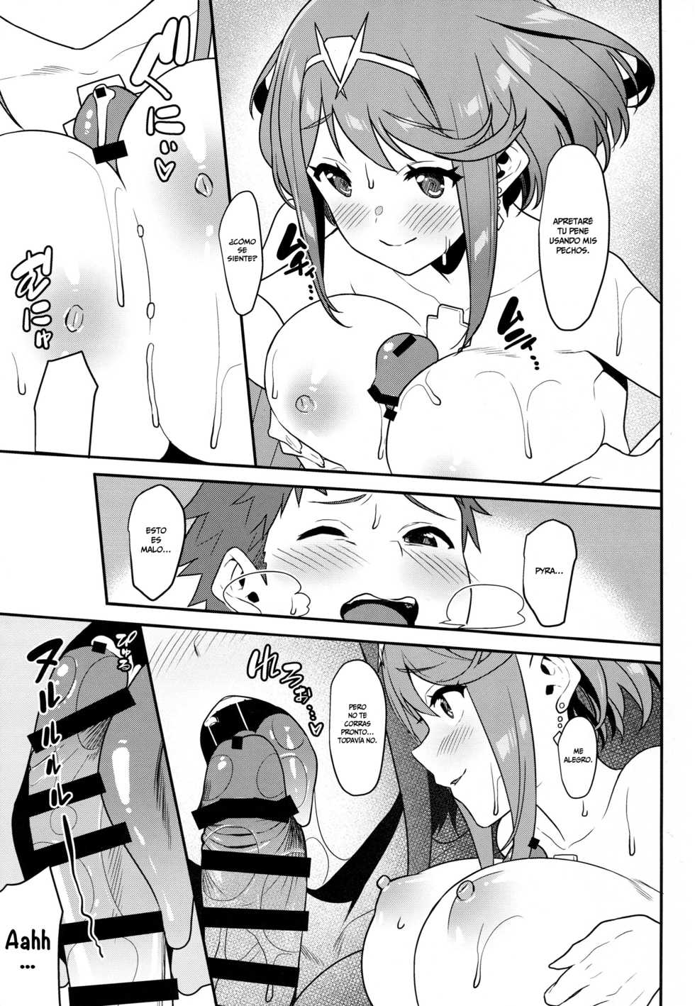 (C95) [Pony Farm (Bonnie)] Chouyou no Naka e to (Xenoblade Chronicles 2) [Spanish] - Page 16