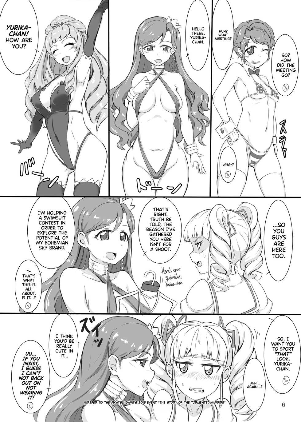 [Jishin Kajyou (GROUND)] Naburare Vampire | Toying With A Vampire (Aikatsu!) [English] [head empty] [Digital] - Page 5