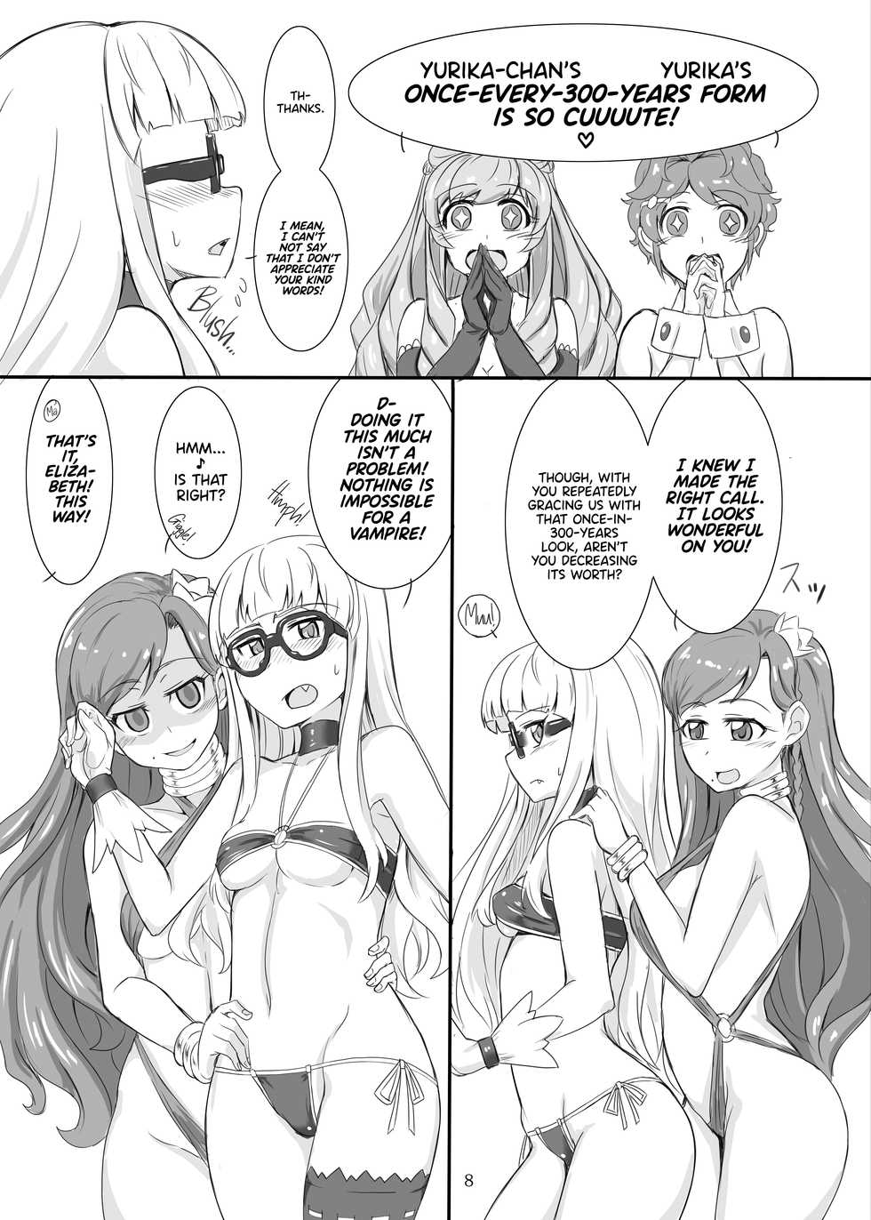 [Jishin Kajyou (GROUND)] Naburare Vampire | Toying With A Vampire (Aikatsu!) [English] [head empty] [Digital] - Page 7